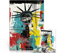 Puzzles de 1000 pièces pour Adultes Pop Art Original de la Statue de la Liberté Jouets de Jeu Une œuvre d'art 75x50cm