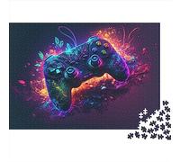 Puzzles De 1000 Pièces pour Adultes, Puzzle Carré d'art Néon pour Adultes Et Enfants, Puzzle Éducatif en Bois, Jeu Familial 75X50Cm