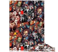 Puzzles de 1000 pièces pour Adultes, Puzzle en Bois de Monstre d'horreur, Puzzle Amusant pour Adultes, 1000 pièces 50x75 cm