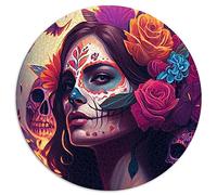 Puzzles de 1000 pièces pour Adultes Puzzle Rond Fiesta of Life | Puzzles Puzzle en Carton 26,5x26,5 Pouces