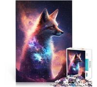 Puzzles de 1000 pièces pour Adultes Renard de la Galaxie Défi Difficile pour soulager Le Stress Œuvre d'art 38x26cm