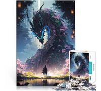 Puzzles de 1000 pièces pour Adultes Rencontre dangereuse Jouet éducatif intellectuel décompressant Une œuvre d'art 38x26cm