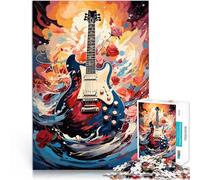 Puzzles de 1000 pièces pour Adultes Résonance de Guitare épique Jouets de Jeu pour Cadeau Familial décoration Murale 75x50cm