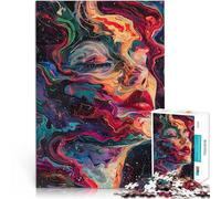 Puzzles de 1000 pièces pour Adultes Résumé Femme dans l'espace Entraînez Votre Cerveau et Vos Mains Une œuvre d'art 52x38cm