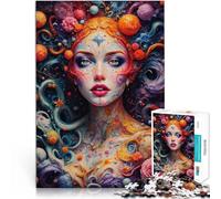 Puzzles de 1000 pièces pour Adultes Rêve Floral Galactique Jouets Jeux éducatifs Soulagement du Stress Super Cadeau 75x50cm