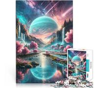 Puzzles de 1000 pièces pour Adultes Rêves cosmiques Compétition de Vitesse Manuelle avec des pièces de Formes aléatoires entièrement imbriquées 75x50cm