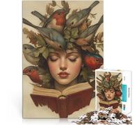 Puzzles de 1000 pièces pour Adultes Rêves de Chants d'oiseaux Jouet éducatif d'apprentissage Œuvre d'art 38x52cm