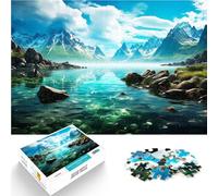 Puzzles de 1000 pièces pour Adultes Rêveur Aidez Le Cerveau à exercer des Jouets addictifs pour cultiver la Patience décoration Murale 38x26cm