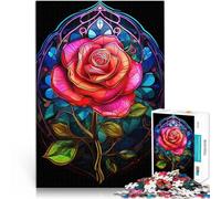 Puzzles de 1000 pièces pour Adultes Rose Une symphonie en Couleurs Jeu éducatif Défi Jouet Cadeau d'œuvre d'art 52x38cm