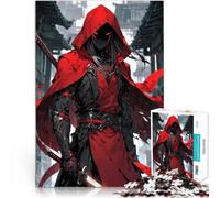 Puzzles de 1000 pièces pour Adultes Samouraï Chaperon Rouge Entraînez Votre Cerveau et Vos Mains Bon Cadeau 52x38cm