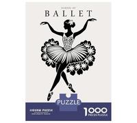 Puzzles De 1000 Pièces pour Adultes School of Ballet Puzzles pour Adolescents Activités Familiales Défi Éducatif Jeu Stimulant Et Divertissement en Famille 70x50cm/1000pcs