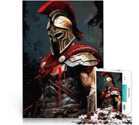 Puzzles de 1000 pièces pour Adultes Soldat Guerrier Spartiate Entraînez Votre Cerveau et Vos Mains Œuvre d'art 38x26cm