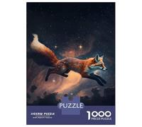 Puzzles De 1000 Pièces pour Adultes Space Fox Puzzle pour Adultes, Jouet, Décoration Murale, Course De Vitesse, Difficile Et Stimulant 70x50cm/1000pcs