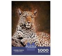 Puzzles De 1000 Pièces pour Adultes Splatter Leopard Puzzle Jeux De Famille Difficile Difficile Cadeaux Uniques pour Anniversaire Et Noël 70x50cm/1000pcs