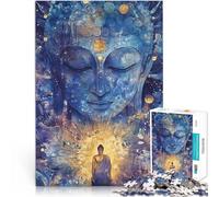 Puzzles de 1000 pièces pour Adultes Statue de Bouddha sacré Entraînez Votre Cerveau et Vos Mains Idées Cadeaux 52x38cm