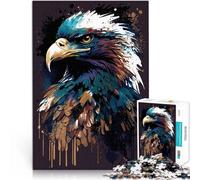 Puzzles de 1000 pièces pour Adultes Style Artistique de l'aigle 5 Activité familiale Convient pour la décoration de Bureau 52x38cm