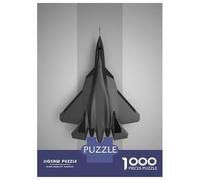 Puzzles De 1000 Pièces pour Adultes Sukhoi T50 SU 57 Puzzle Anti-Stress, Jouet De Décoration Intérieure, Difficile Et Stimulant 52x38cm/1000pcs