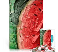 Puzzles de 1000 pièces pour Adultes Symbole Artistique de la pastèque Défi Difficile est idéal comme Cadeau pour Toute la Famille 38x26cm