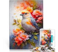 Puzzles de 1000 pièces pour Adultes Symphonie des Oiseaux chanteurs Jeux éducatifs Chaque pièce est Unique - Jeu Familial Stimulant et Amusant 75x50cm