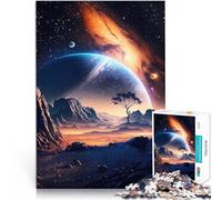 Puzzles de 1000 pièces pour Adultes Symphonie du Coucher de Soleil étoilé défi éducatif Offrir en Cadeau à Toute la Famille 52x38cm