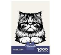 Puzzles De 1000 Pièces pour Adultes The Persian Cat Puzzle pour Adolescents Améliore La Mémoire Chaque Pièce Est Unique - Jouets Et Jeux Éducatifs 52x38cm/1000pcs