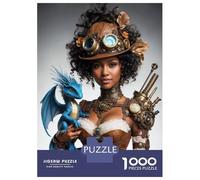 Puzzles De 1000 Pièces pour Adultes The Steampunk Enchantress Puzzles pour Adolescents Jeu Familial Améliore La Mémoire Difficile Et Stimulant 70x50cm/1000pcs