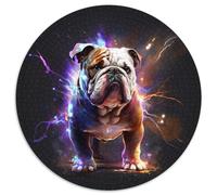 Puzzles de 1000 pièces pour Adultes, thème Bouledogue Fantastique pour Les Parents, Les Amoureux et Les Amis (à partir de 14 Ans). 67,5 x 67,5 cm.