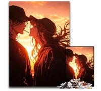 Puzzles de 1000 pièces pour Adultes thème Couple d'amoureux Puzzles Difficiles pour Adultes idée Cadeau d'anniversaire Jeu de réflexion Stimulant 1000 pièces (75 x 50 cm)