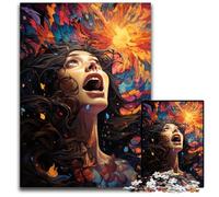 Puzzles de 1000 pièces pour Adultes thème Fille dans Un rêve Puzzles stimulants Casse-tête à Faire soi-même Jeu Familial idéal ou Cadeau décoratif 1000 pièces (75 x 50 cm)