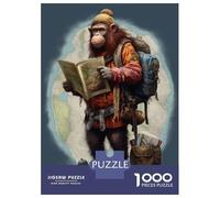 Puzzles De 1000 Pièces pour Adultes Travel Guide Ape Puzzle Adulte, Jeu De Réflexion, Cadeau d'anniversaire, Cadeaux Uniques 70x50cm/1000pcs