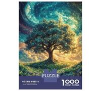 Puzzles De 1000 Pièces pour Adultes Tree Under Starry Sky Puzzle Adulte, Jouet, Décoration Murale, Cadeaux Uniques pour Anniversaire Et Noël 52x38cm/1000pcs