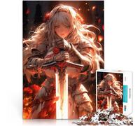Puzzles de 1000 pièces pour Adultes Tueur de Jeune Fille à l'épée Jeu Familial pour et est idéal comme Cadeau pour Toute la Famille 75x50cm