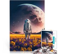 Puzzles de 1000 pièces pour Adultes Un Monde au-delà Jouet éducatif d'apprentissage avec des pièces de Formes aléatoires entièrement imbriquées 38x26cm