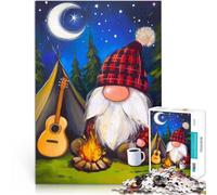 Puzzles de 1000 pièces pour Adultes Une Nuit chaleureuse pour Les Gnomes Impossible Renforcer l'amour Entre Les Couples 52x38cm