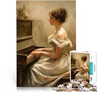 Puzzles de 1000 pièces pour Adultes Une sérénade au Piano Entraînez Votre Cerveau et Vos Mains Bon Cadeau 52x38cm