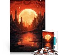 Puzzles de 1000 pièces pour Adultes Œuvre d'art représentant la Ligne d'horizon de la Ville Casse-tête pour Idées Cadeaux 38x26cm