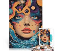 Puzzles de 1000 pièces pour Adultes Visions célestes Jeu Familial Anti-Stress Défi Difficile Cadeaux du Père Noël Secret 38x52cm