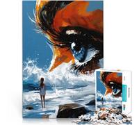 Puzzles de 1000 pièces pour Adultes Vue sur l'océan Entraînez Votre Cerveau et Vos Mains est idéal comme Cadeau pour Toute la Famille 38x26cm
