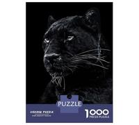 Puzzles De 1000 Pièces pour Adultes Wild Black Panther Puzzle Anti-Stress, Jouet De Décoration Intérieure, Difficile Et Stimulant 70x50cm/1000pcs