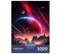 Puzzles De 1000 Pièces pour Adultes Wizard Cat and The Great Wave Puzzles pour Adultes - Jeu De Réflexion, Analyse Et Logique pour Les Amateurs De Jeux 52x38cm/1000pcs