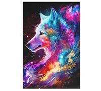 Puzzles De 1000 Pièces pour Adultes, Wolf, Puzzles Créatifs pour Adultes Et Enfants, Jeu Éduchatif pour Enfant Adulte (78×53cm)