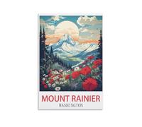 Puzzles de 1000 pièces, Puzzle Mount Rainier Washington 1000 pièces, Cadeau Relaxant et Stimulant pour Adultes, Adolescents, Seniors 50x70cm