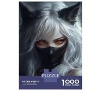 Puzzles De 1000 Pièces Red Eyes, White Hair -2 Puzzle Adulte Jeu Manuel Une Œuvre d'art Cadeaux Uniques pour Anniversaire Et Noël 38x26cm/1000pcs