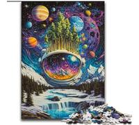 Puzzles de 1000 pièces représentant des Montagnes d'astronautes, Cadeaux pour Adultes, pour Un séjour Relaxant et Un Amour de Couple 26x38cm