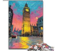 Puzzles de 1000 pièces représentant des scènes de Rue de Londres pour Adolescents, Jeu Stimulant et Jeu Familial, Cadeau d'anniversaire, décoration Murale 50x75cm