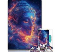 Puzzles de 1000 pièces représentant des Statues de Bouddha pour Adultes et Adolescents Stimulez Votre Cerveau Jouets addictifs pour cultiver la Patience Superbe Cadeau (38x26cm)