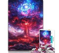 Puzzles de 1000 pièces représentant l'univers de la Voie Lactée, idéals pour Les Adolescents, Jeu Stimulant et Familial avec des pièces de Formes aléatoires entièrement emboîtables 38x26cm