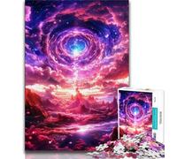 Puzzles de 1000 pièces représentant l'univers de la Voie Lactée pour Adolescents, pour Un Moment de détente à la Maison Chaque pièce est Unique - Jeu Familial Stimulant et Amusant (38 x 26 cm)