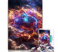 Puzzles de 1000 pièces représentant l'univers de la Voie lactée pour Adultes et Adolescents Jeu Stimulant Chaque pièce est Unique Jeu Familial Stimulant 38x26cm