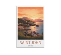 Puzzles de 1000 pièces, Saint John Canada, Puzzles de 1000 pièces pour Adolescents et Enfants, Jeu de réflexion, Puzzle de 50 x 70 cm